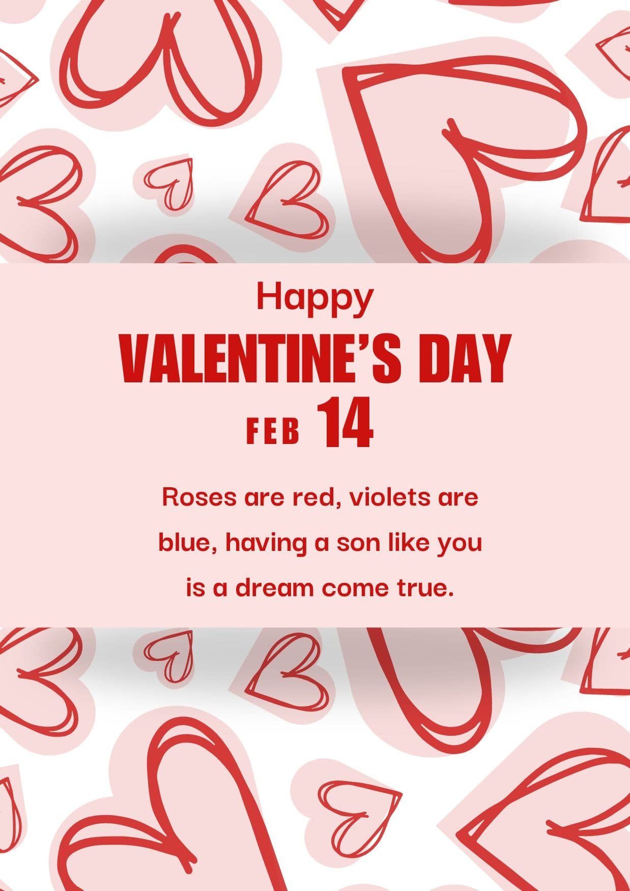 Elegant Happy Valentines Day Wishes For Son 2024