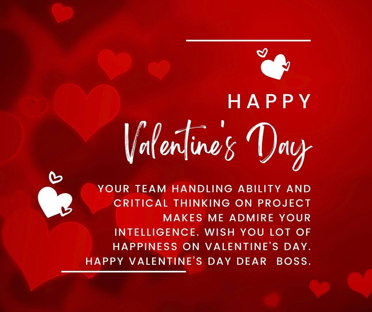 Happy Valentine's Day Quotes 2024 For Boss