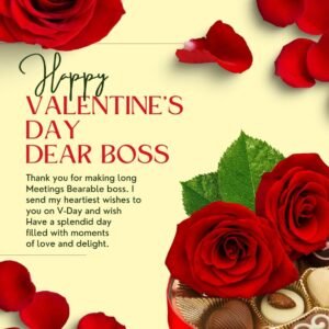 Read more about the article 80+ Happy Valentine’s Day Wishes for Boss (With Images)