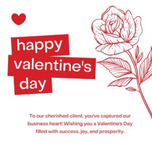 Read more about the article 100 Professional Valentine’s Day Messages for Clients & Customers