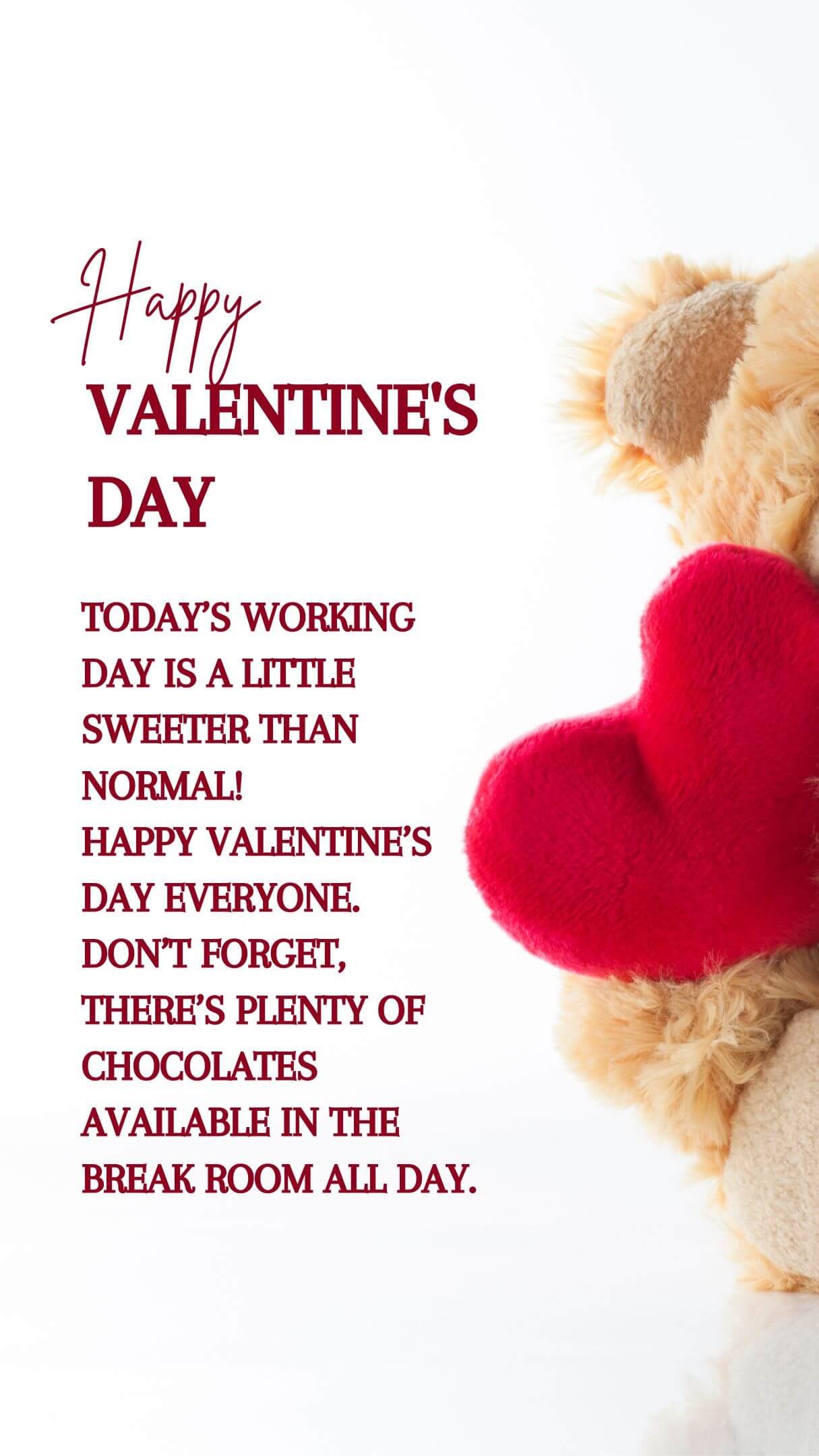 Happy Valentines Day Wishes 2024 For Coworkers Status