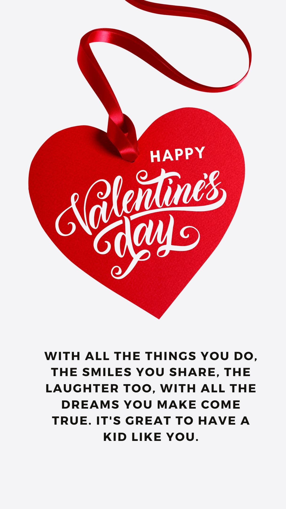 Red Happy Valentines Day Wishes For Son 2024