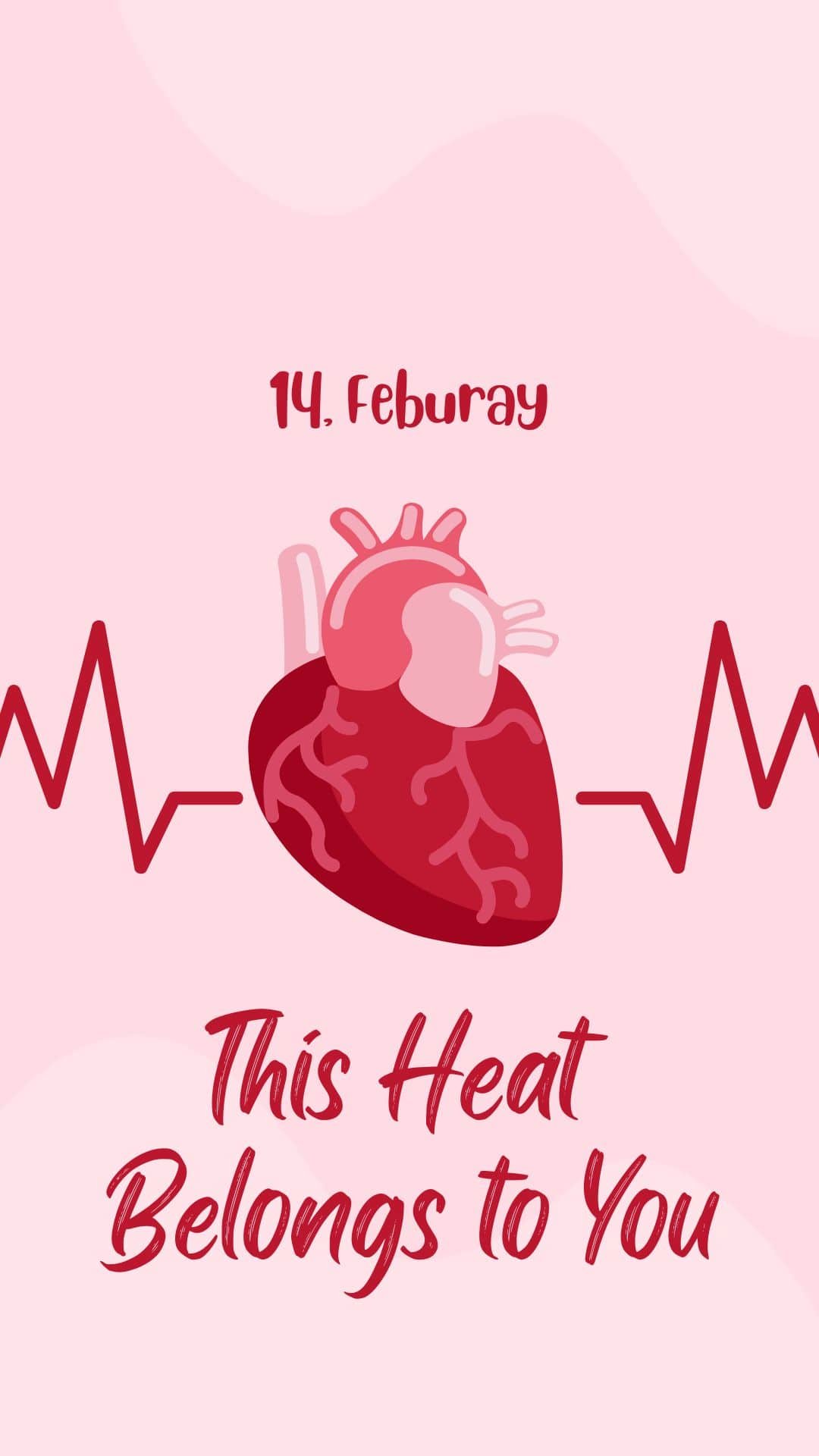 This Heart Belongs To You Valentines Iphone Wallpapers Min