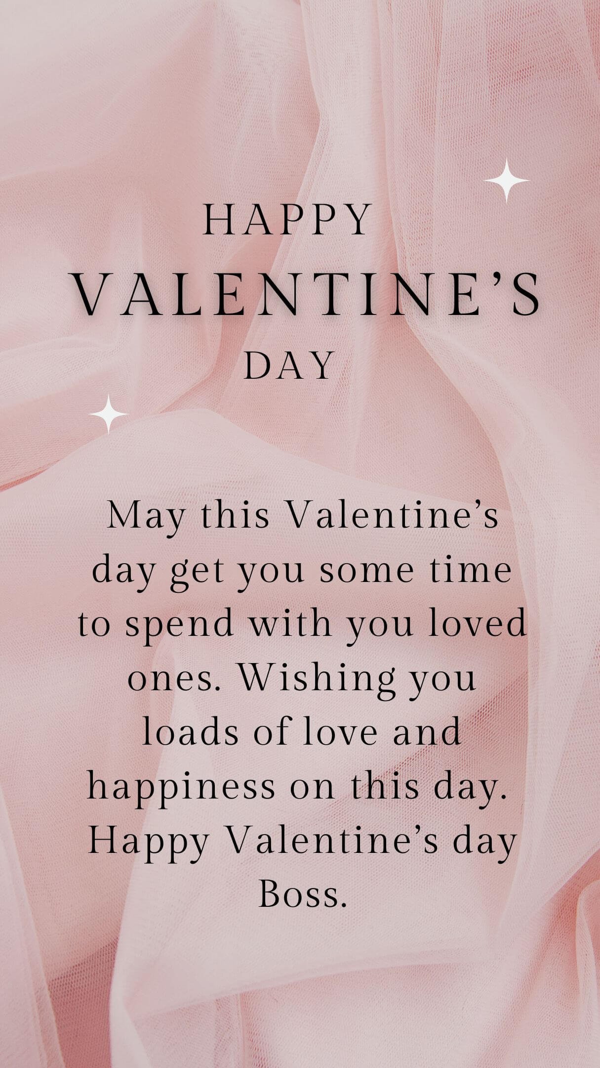 Valentine's Messages For Boss 2024