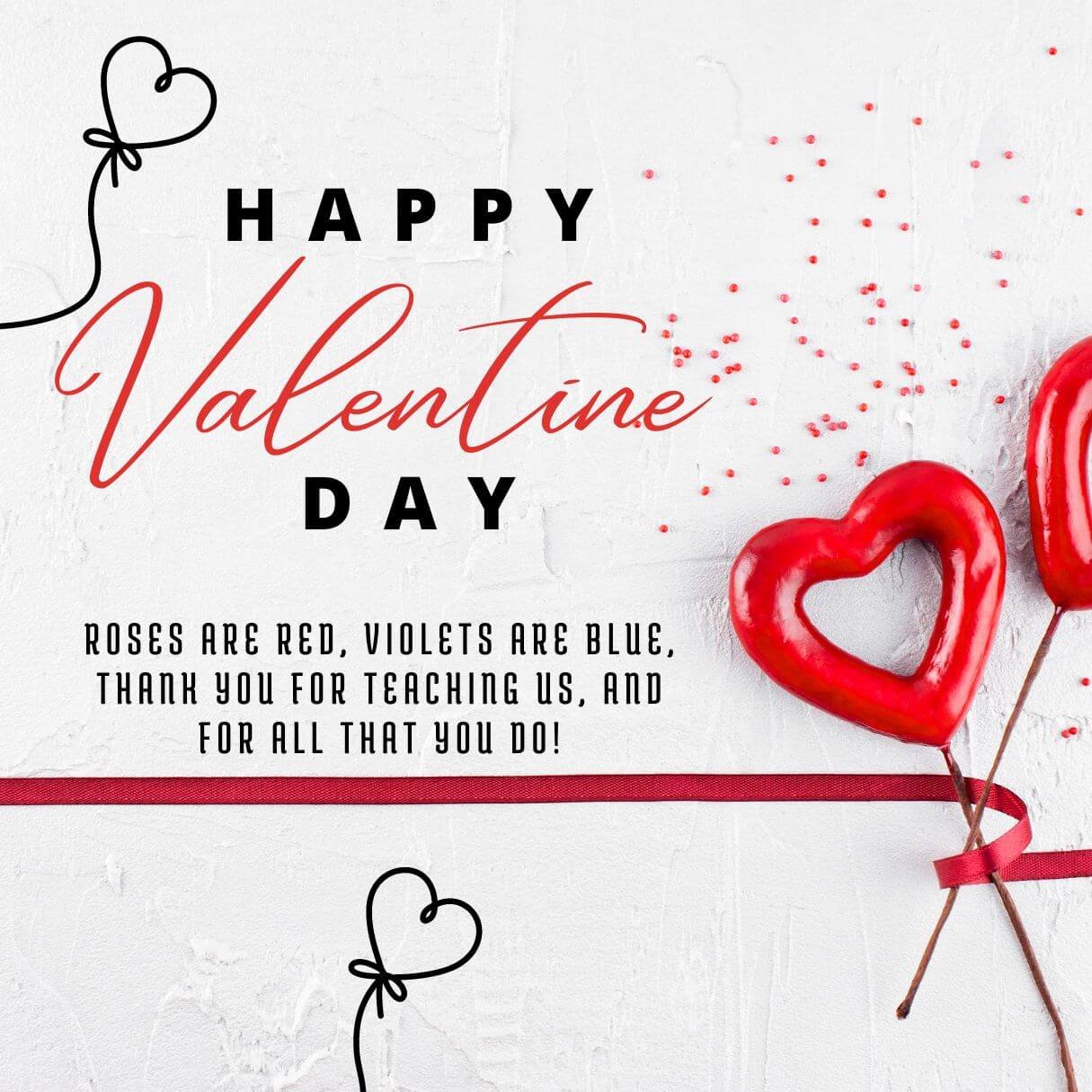 Read more about the article 150 Valentine’s Day Wishes for Teachers (Respectful Messages)