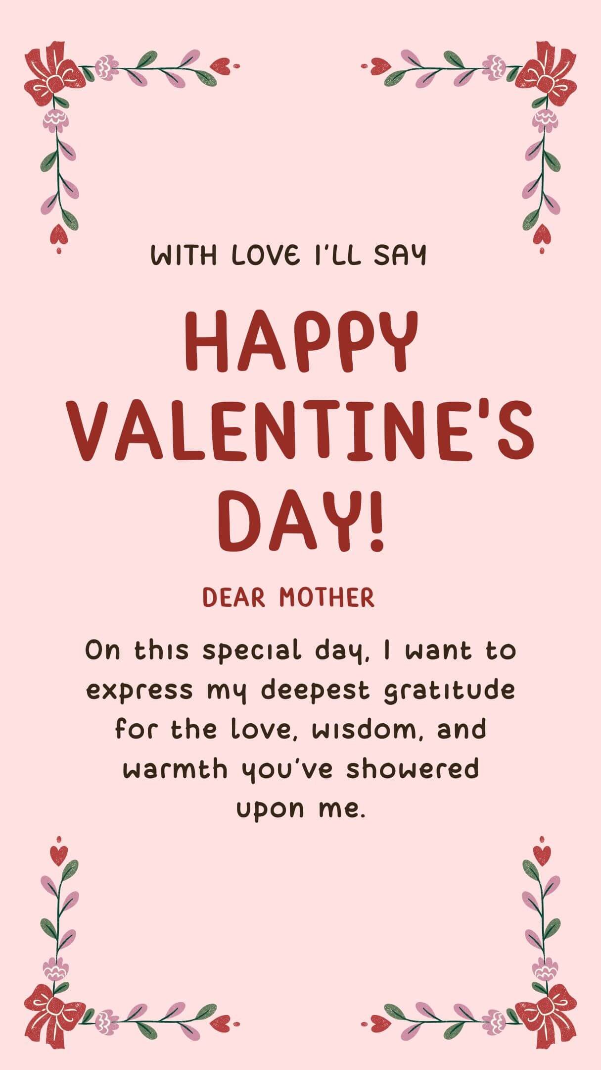 Valentines Day Wishes For My Mom 2024