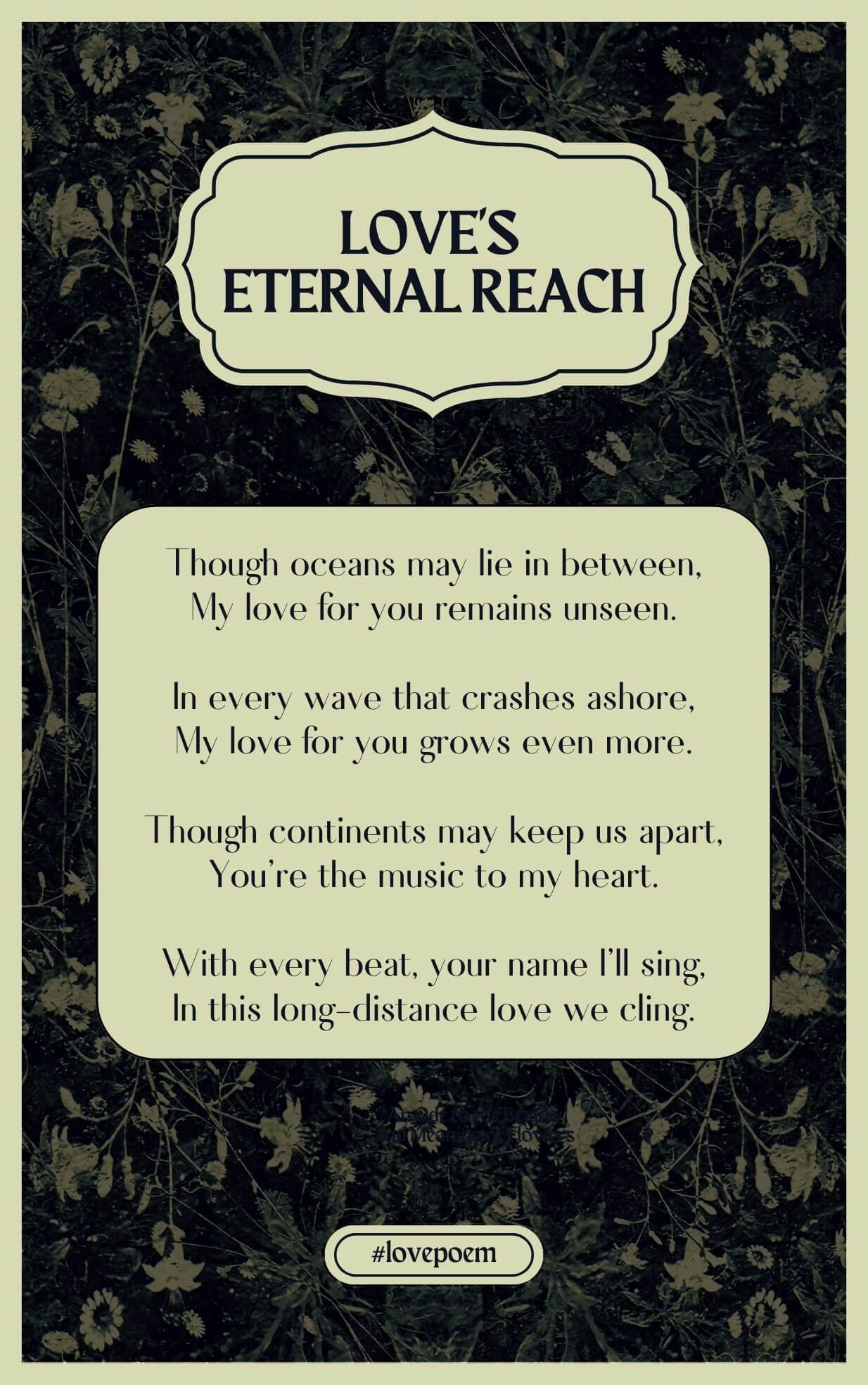 Heartfelt Long Distance Love Poems
