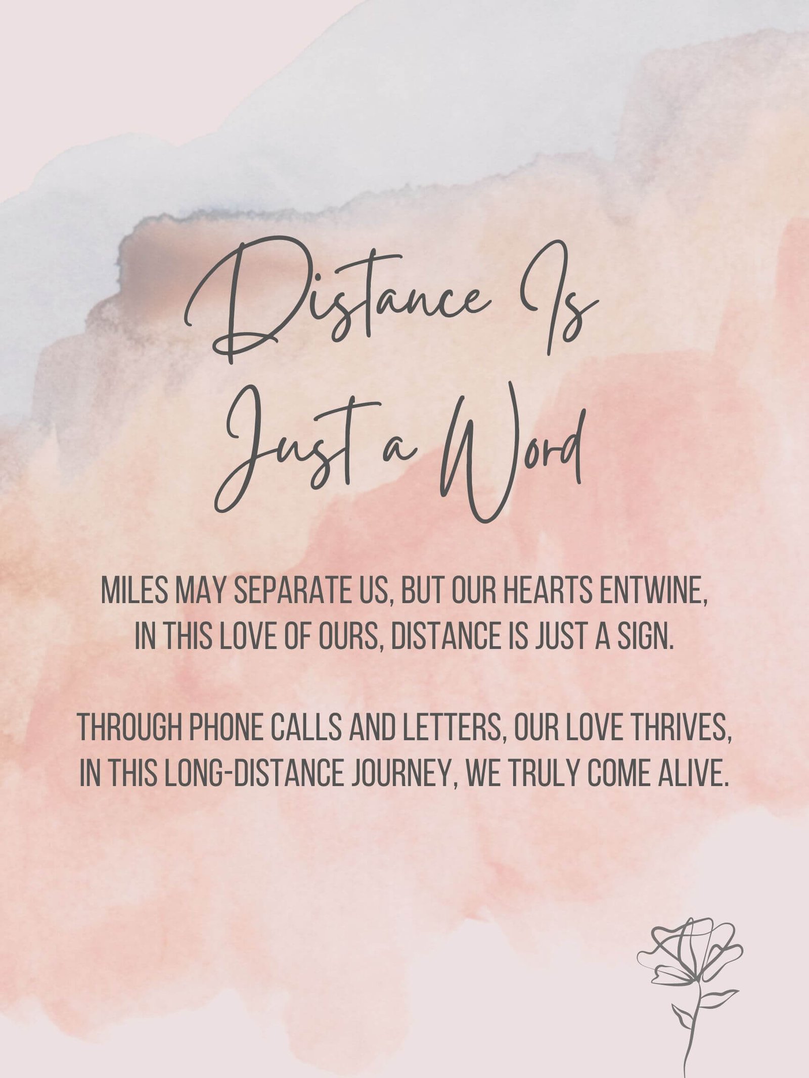 Love Poems For Long Distance Relationships