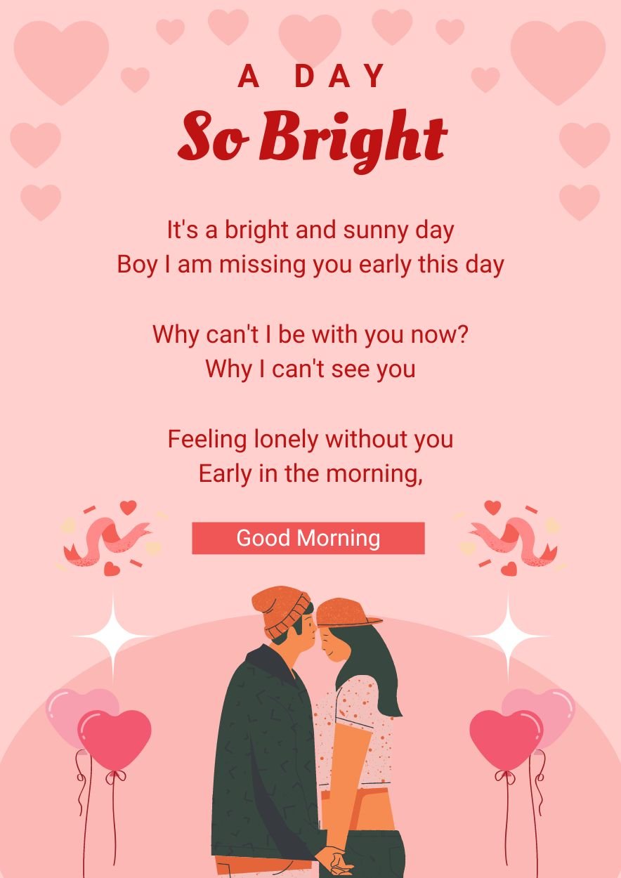 Most Beautiful Good Morning Love Poems For Boyfriend Or Husband