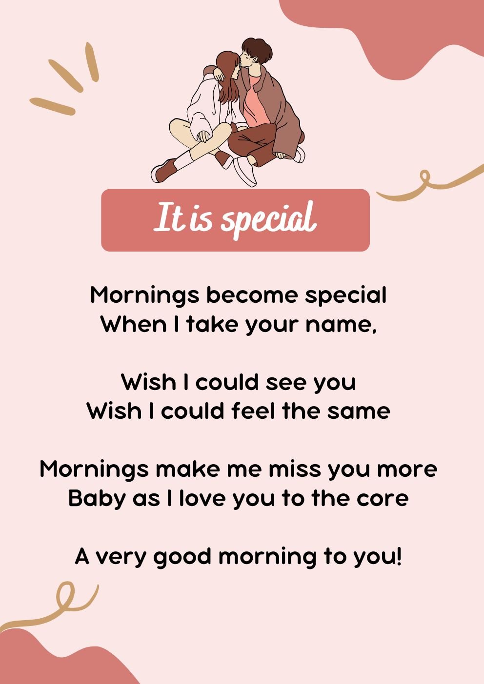 Most Beautiful Good Morning Love Poems For Him