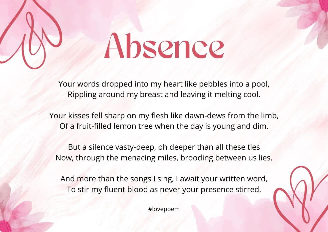 Long Love Poems For Long Distance Relationships