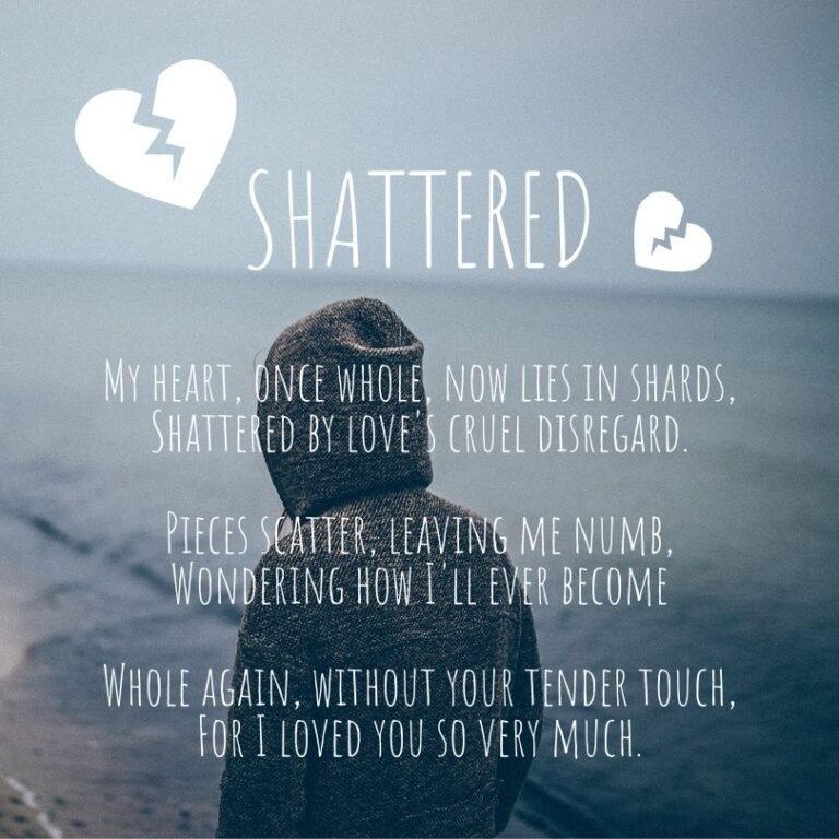 50+ Emotional Broken Heart Poems (With Images) - iPhone2Lovely
