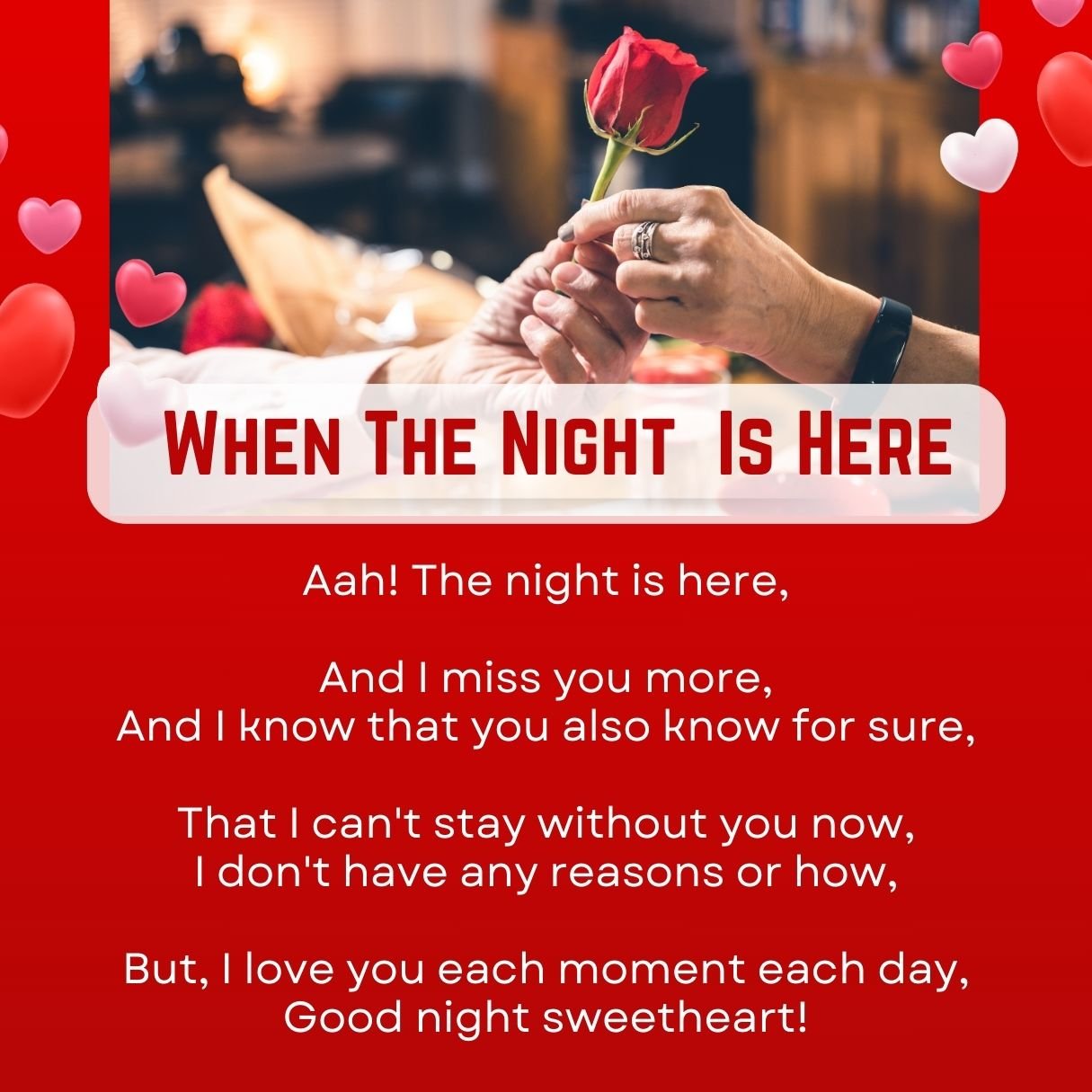 You are currently viewing 50+ Good Night Love Poems For Her (Cute and Heart Touching)
