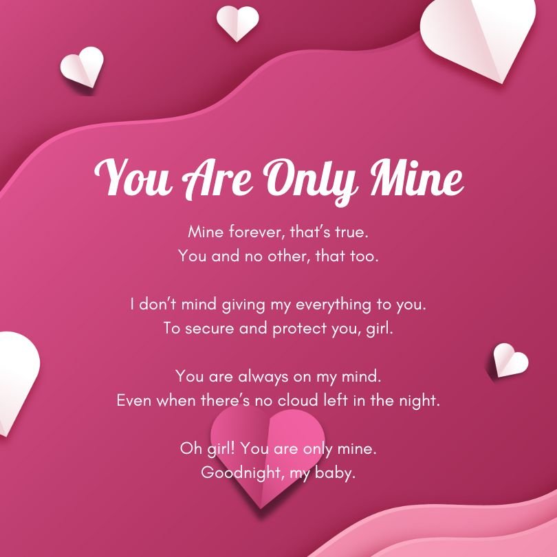 Loving Good Night Love Poems  For My Lady With Image