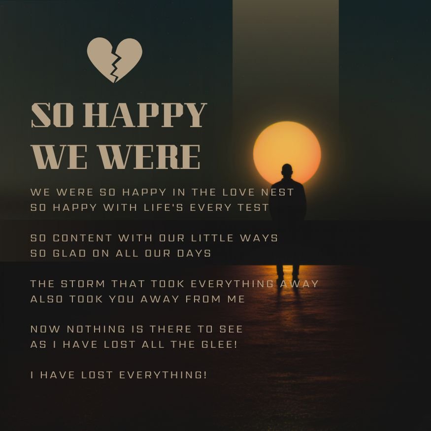 Sad Love Poems That Make You Cry For Her With Sad Image
