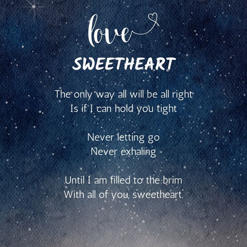 Short Good Night Love Poems For Her