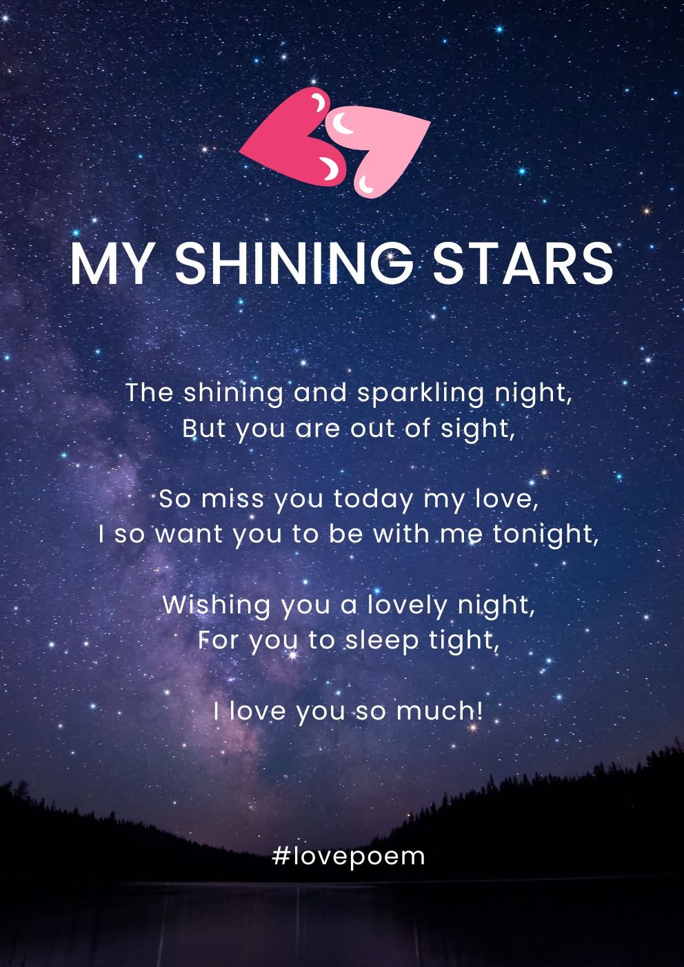 Sweet And Lovely Good Night Love Poems For Her