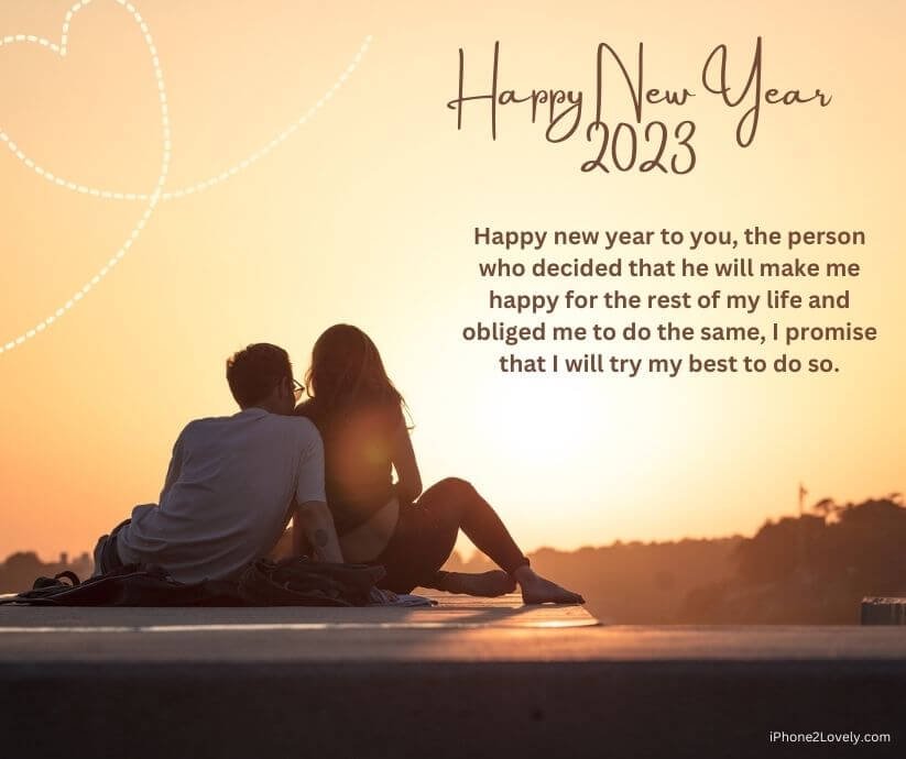 Fiance Happy New Year 2023 Wishes And Greeting Messages Free Romantic