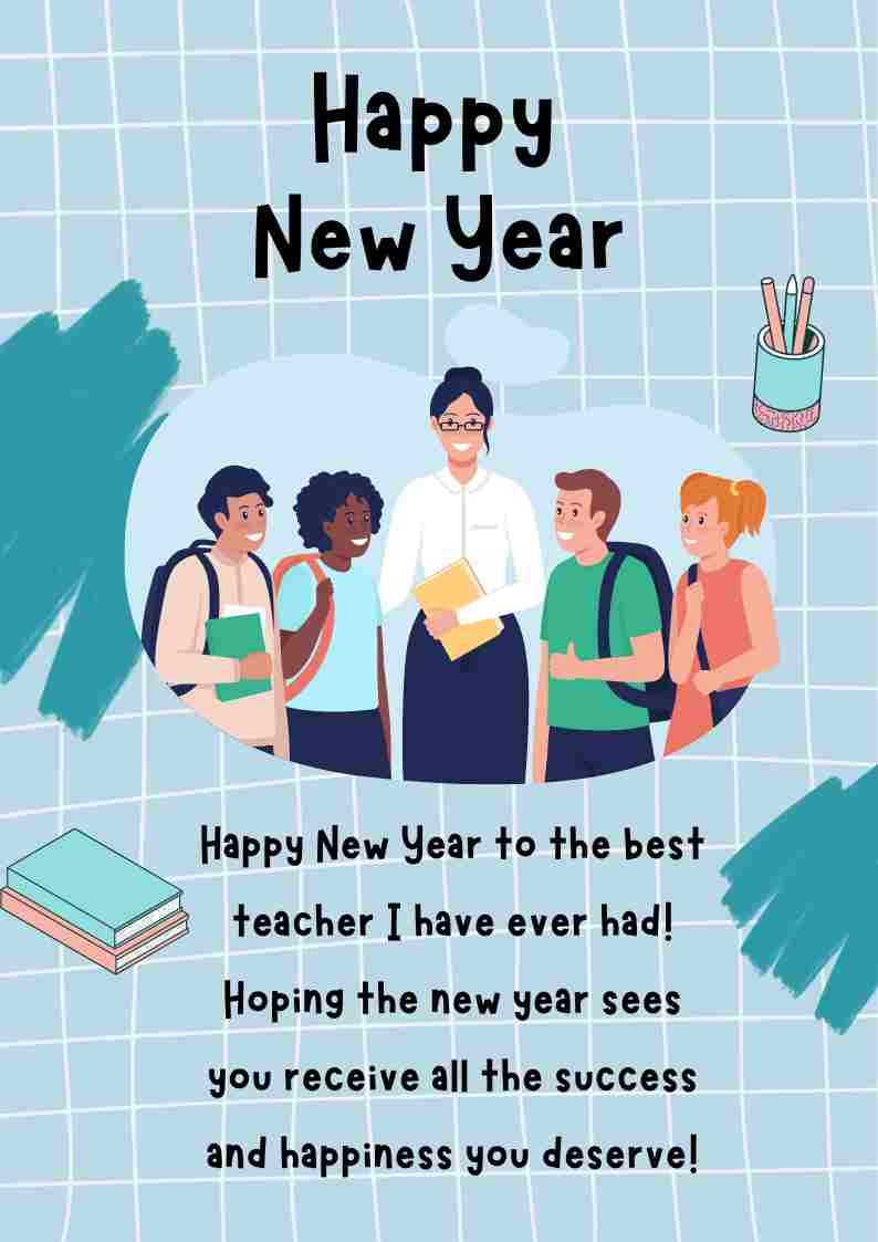Happy New Year 2023 Greeting Images For Teacher