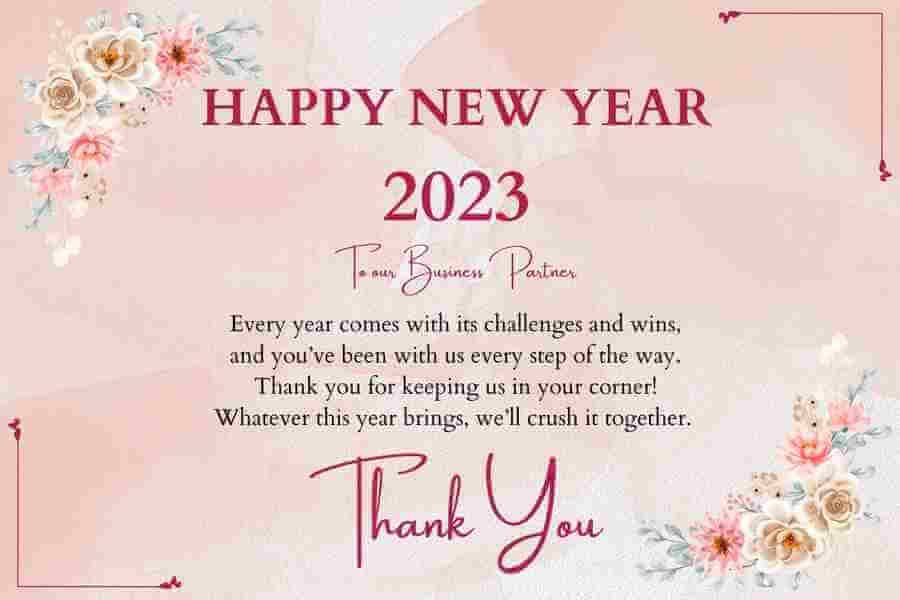 Happy New Year 2023 Wishes And Greeting For Buisness Partners And Clients