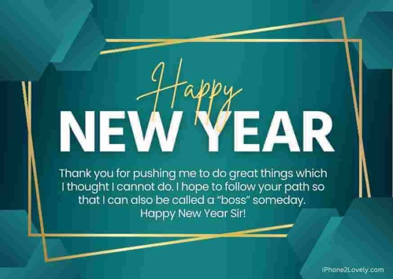 50 Happy New Year Wishes for Boss to Inspire (2025) iPhone2Lovely