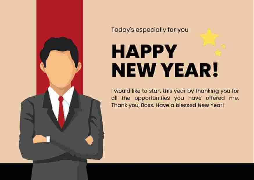 Happy New Year Wishes For Your Boss And Sir