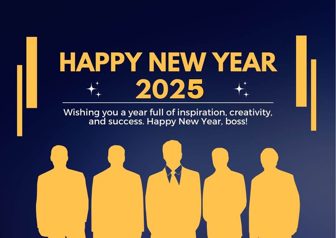 Happy New Year Wishes 2025 For Team Boss