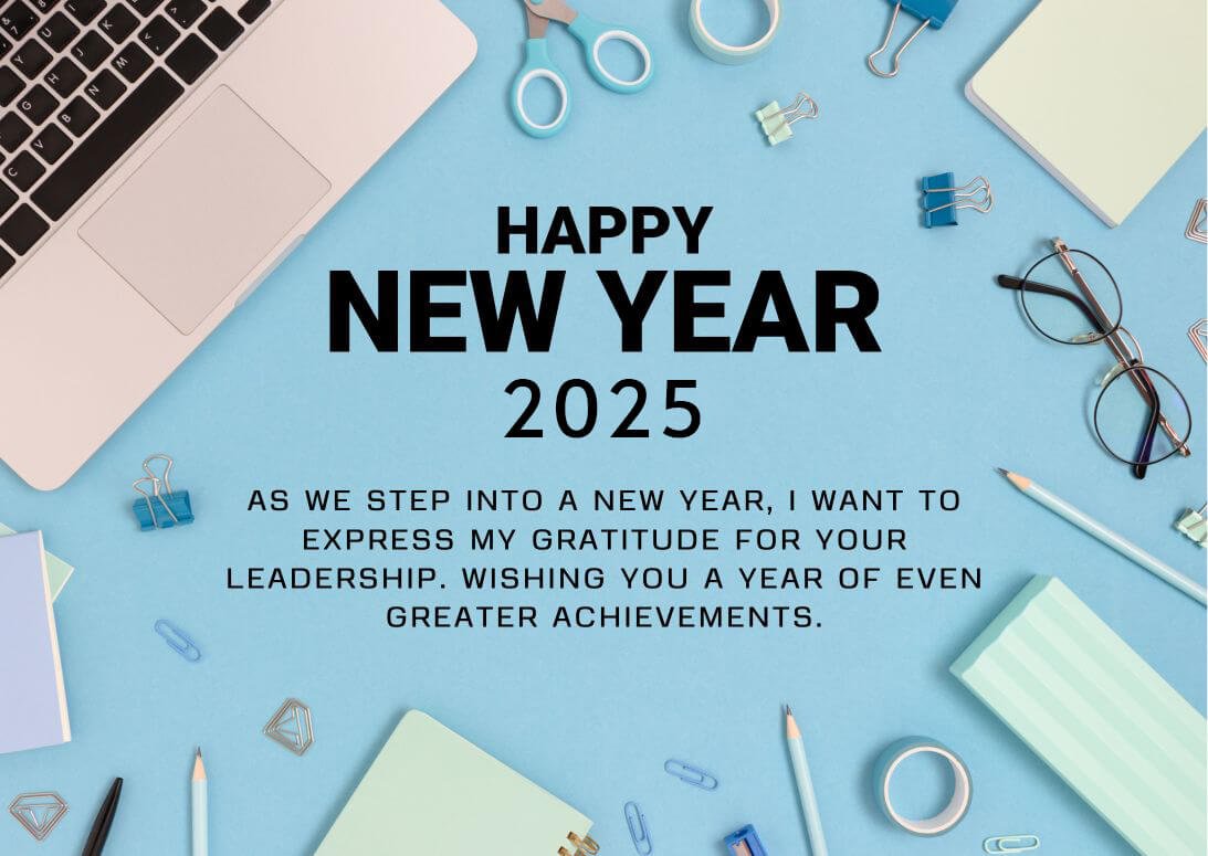 Happy New Year Wishes 2025 For Boss