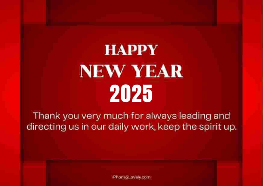 Top New Year 2025 Wishes And Greeting Cards For Your Boss