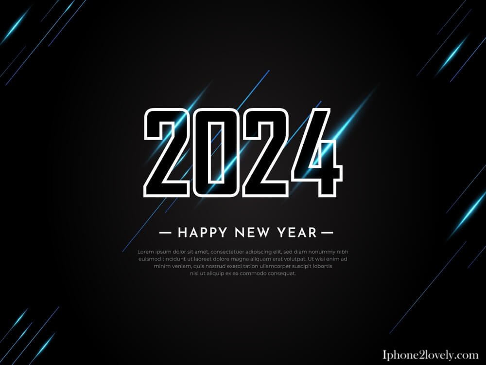 Background Happy New Year 2024