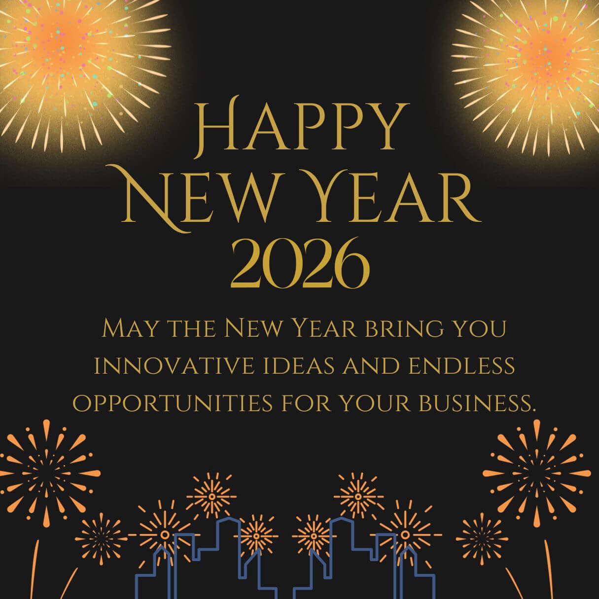 Black New Year Wishes 2026 For Entrepreneurs