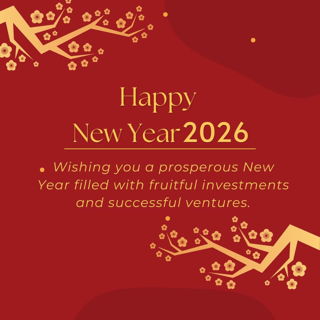 Red 2026 New Year Wishes For Entrepreneurs