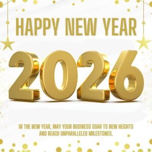 Read more about the article 80 Happy New Year 2026 Wishes for Entrepreneurs (with Images)