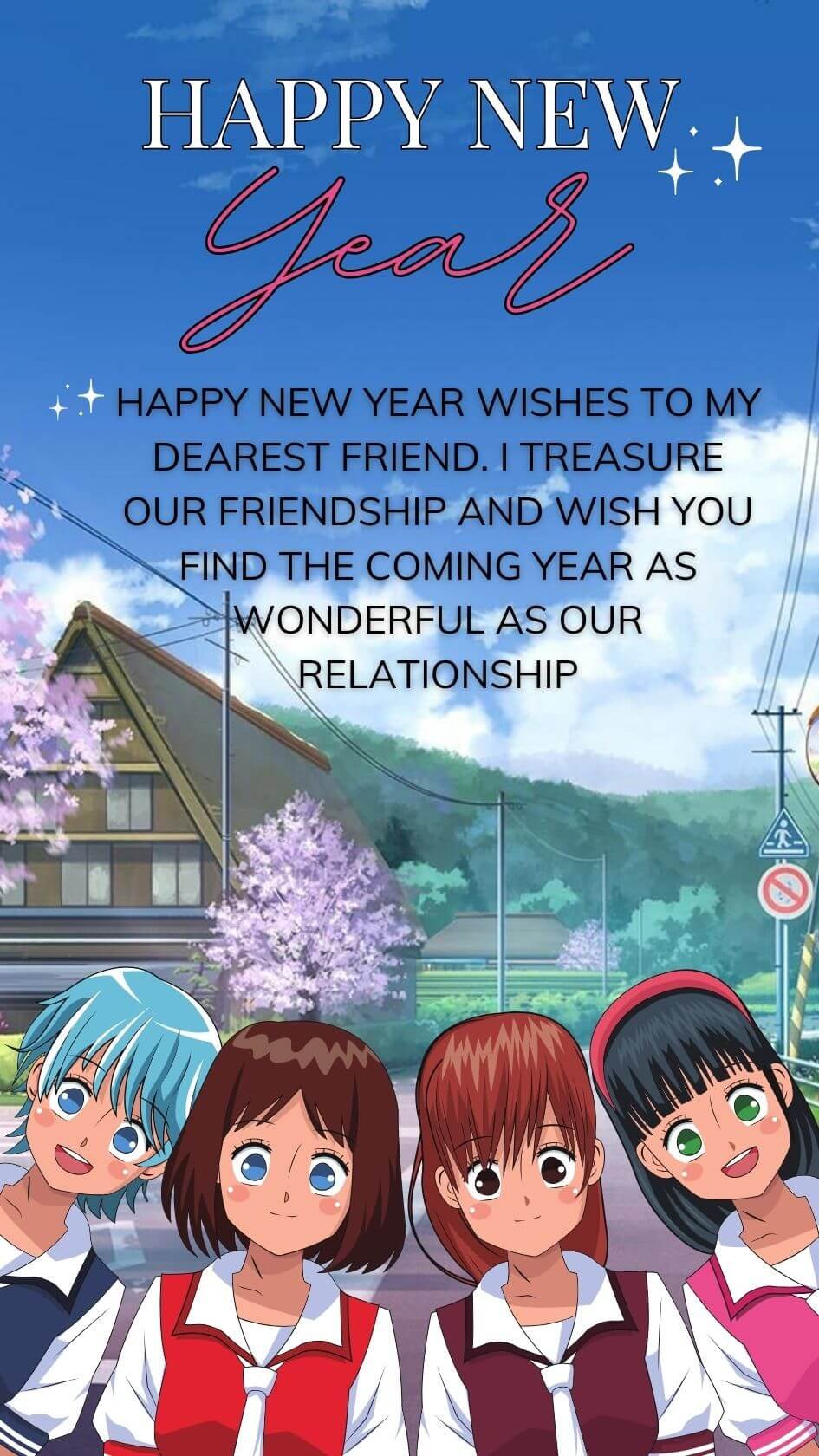 2025 Happy New Year Wishes For Besties