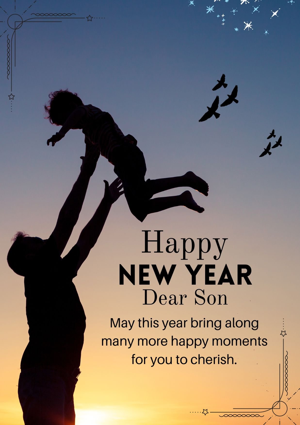200 Happy New Year Wishes for Son 2024 (with Images) iPhone2Lovely