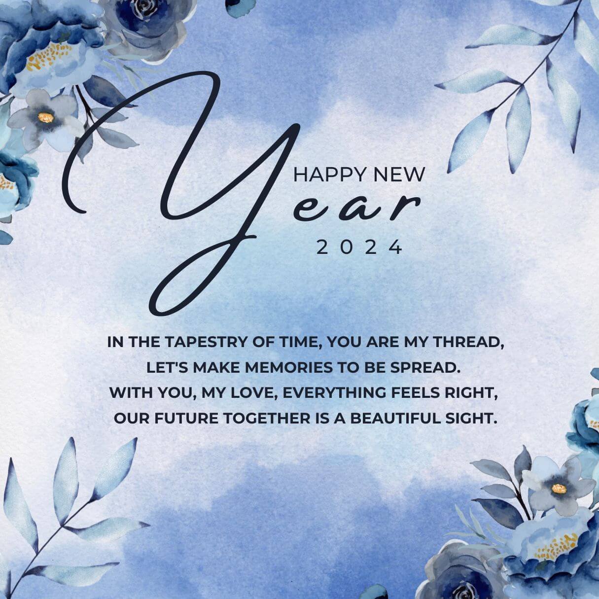 Happy New Year Poems Wishes For Him 2024