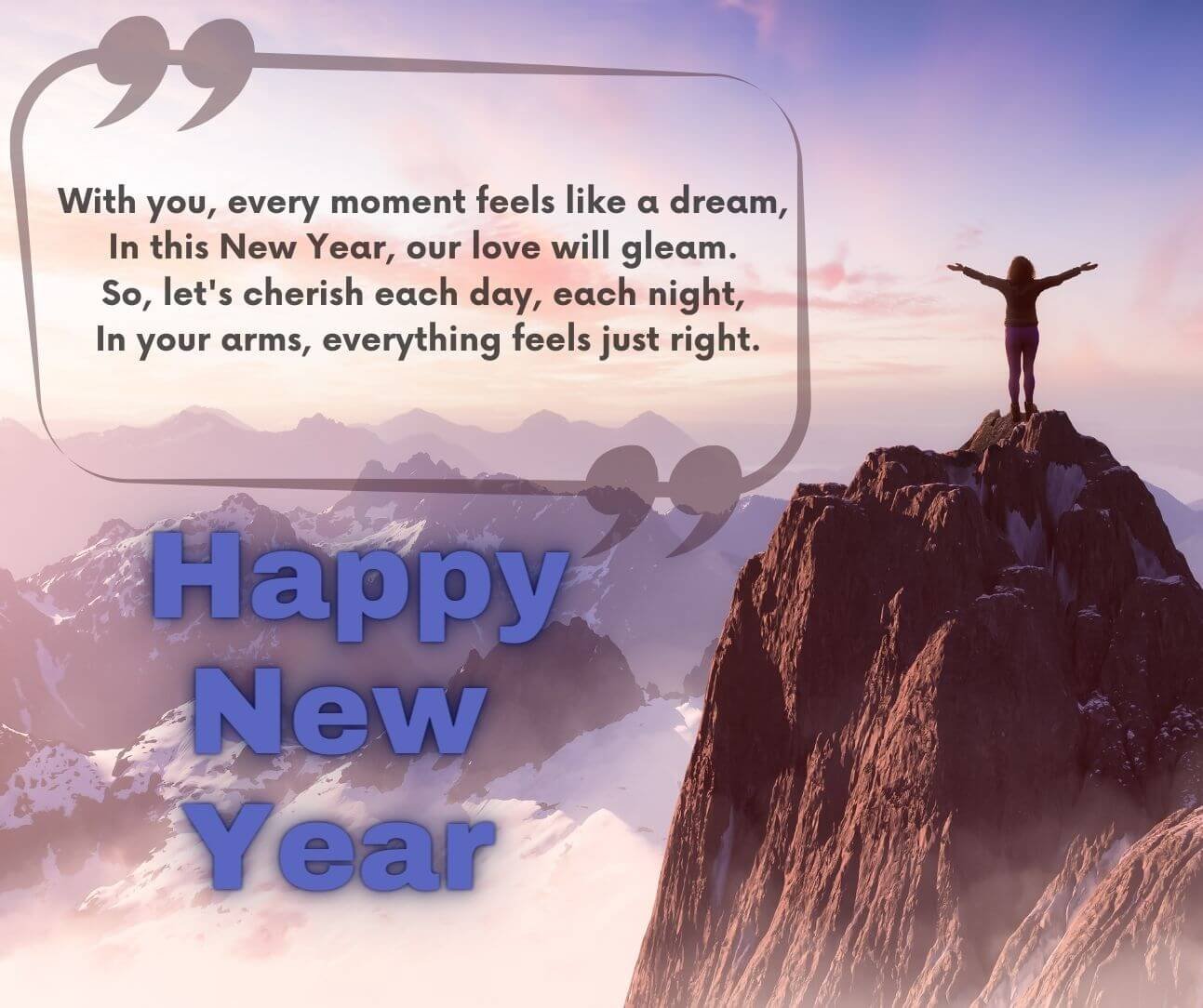 50 Romantic Happy New Year 2025 Poems for Him (with Images) iPhone2Lovely