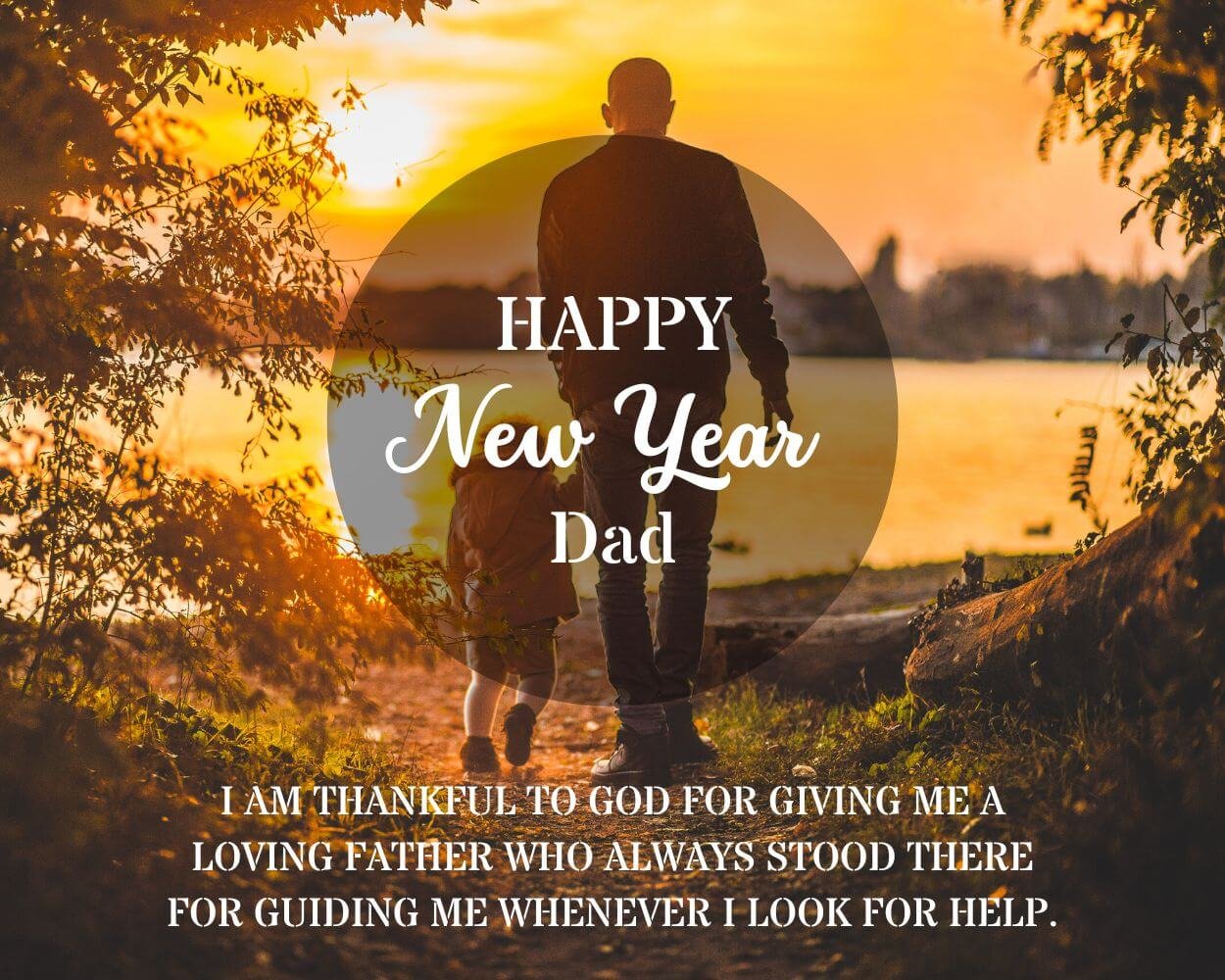 Happy New Year Wishes 2025 For Dad From Son