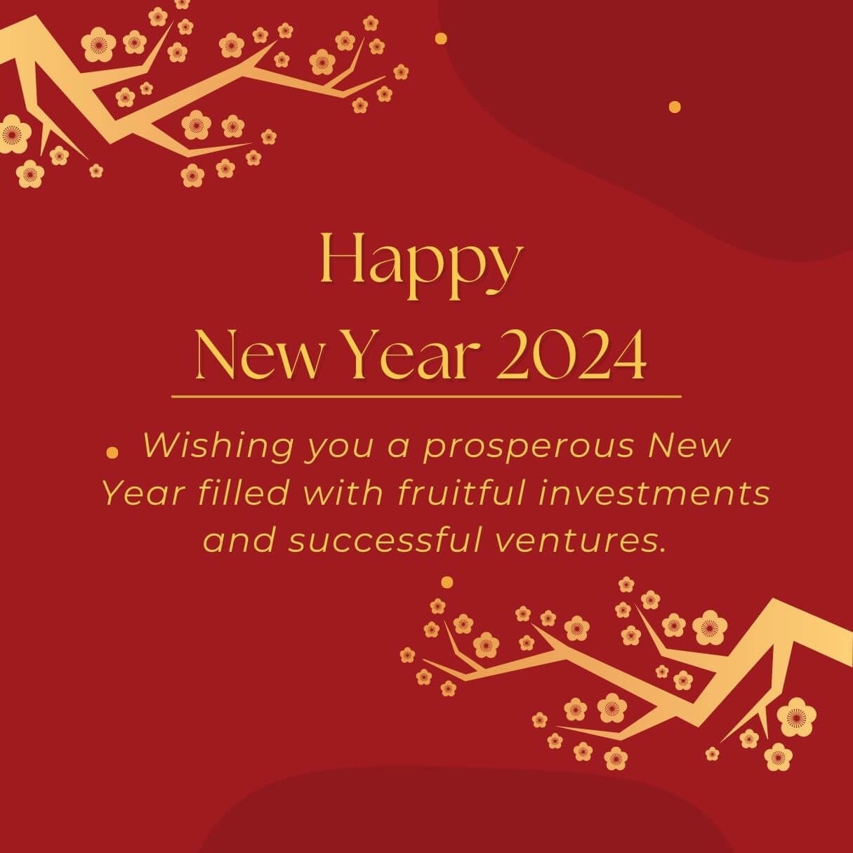 Red 2024 New Year Wishes For Entrepreneurs