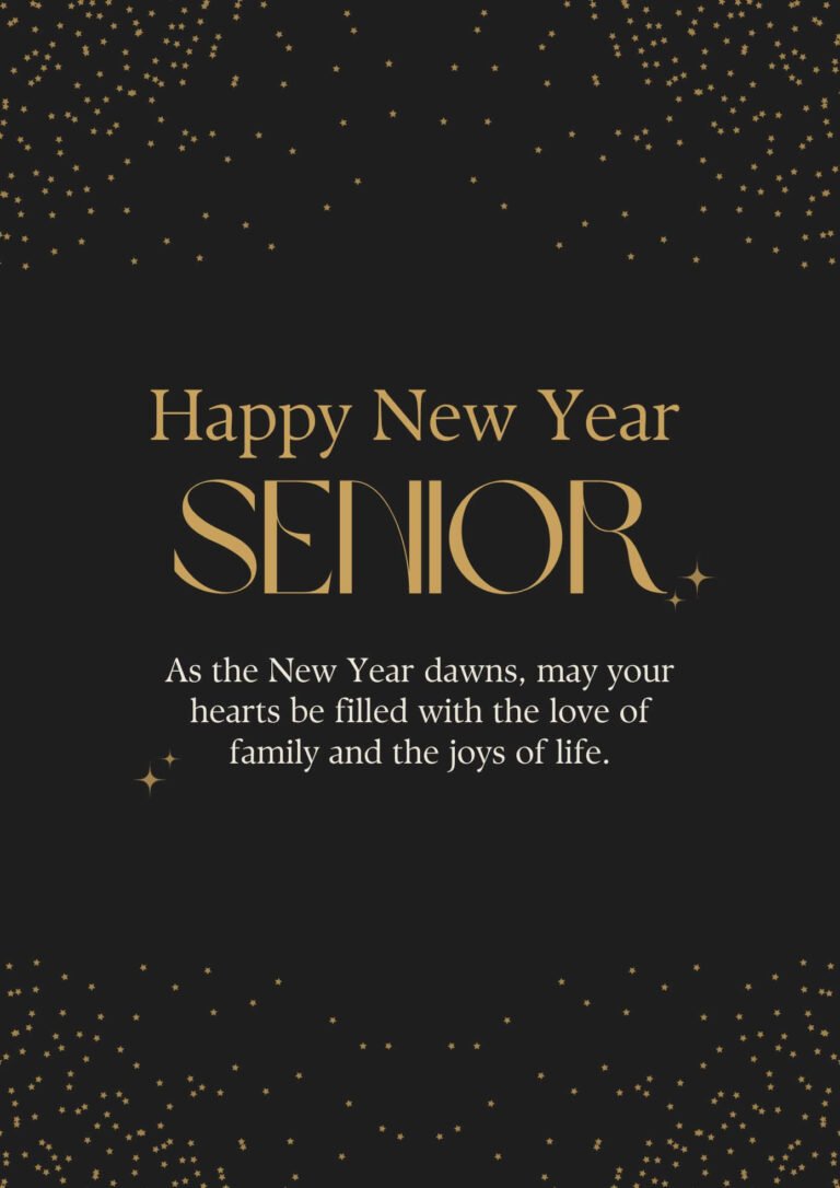 100 Happy New Year 2026 Wishes for Seniors (With Images) - iPhone2Lovely