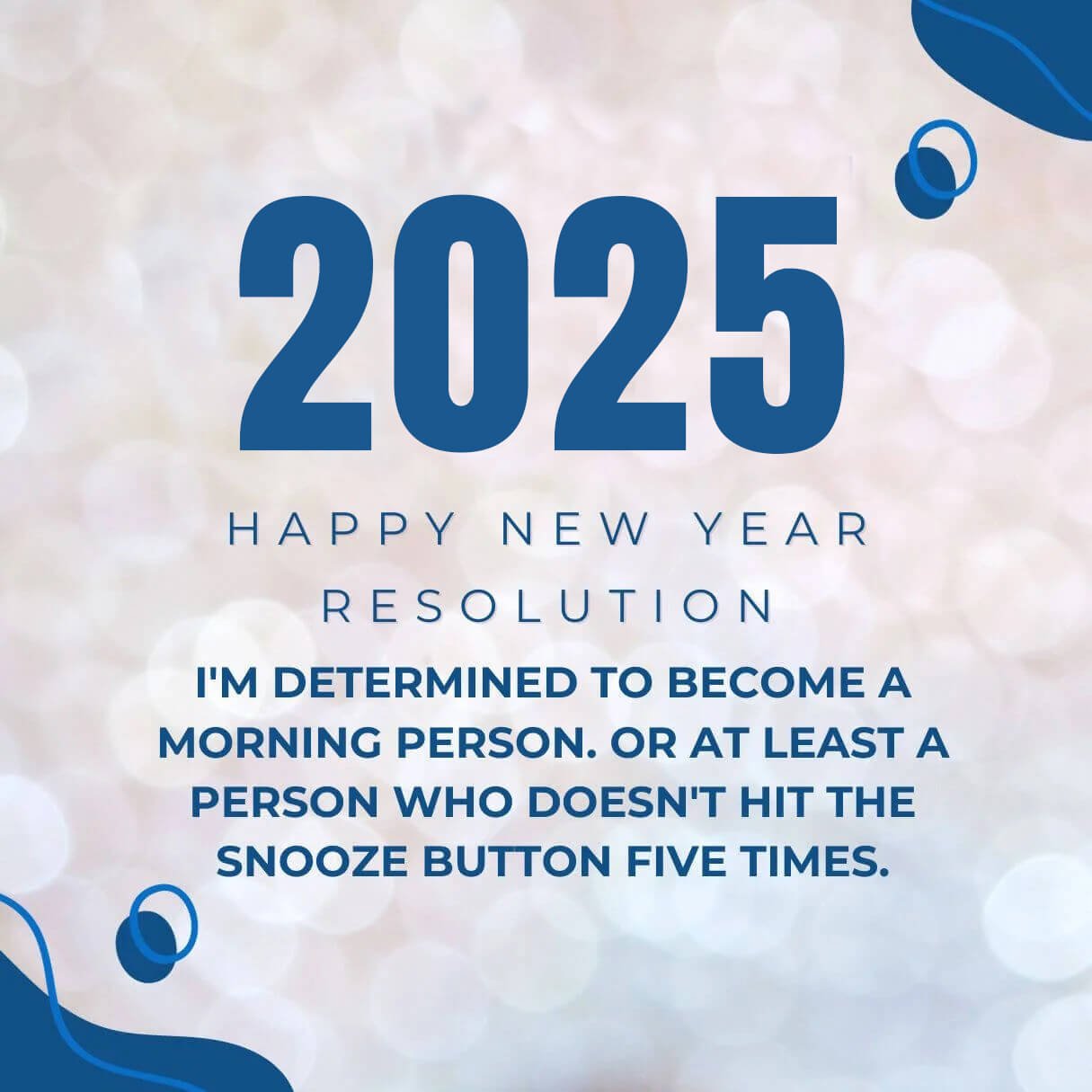 Funny Happy New Year 2024 Resolution