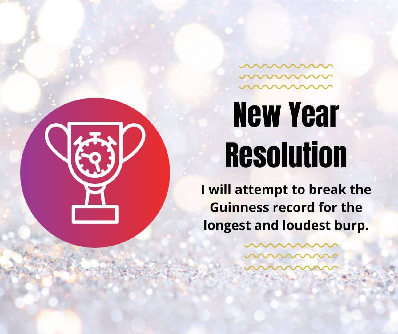 Funny Happy New Year Resolution 2026