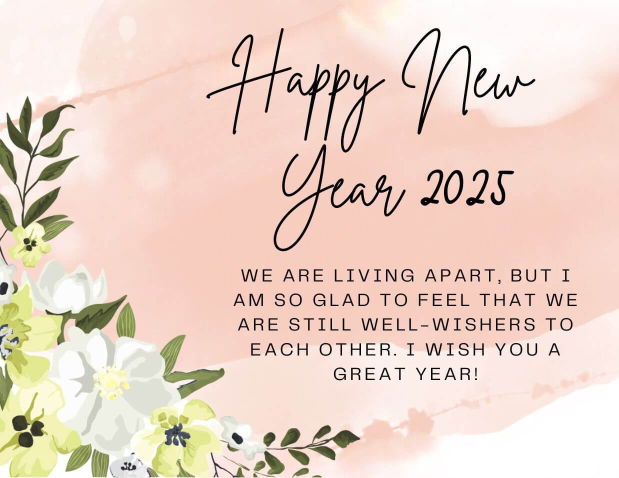 Happy New Year 2025 Wishes For Ex
