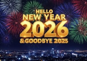 Read more about the article Hello New Year 2026 & Goodbye 2025 Images & Wishes