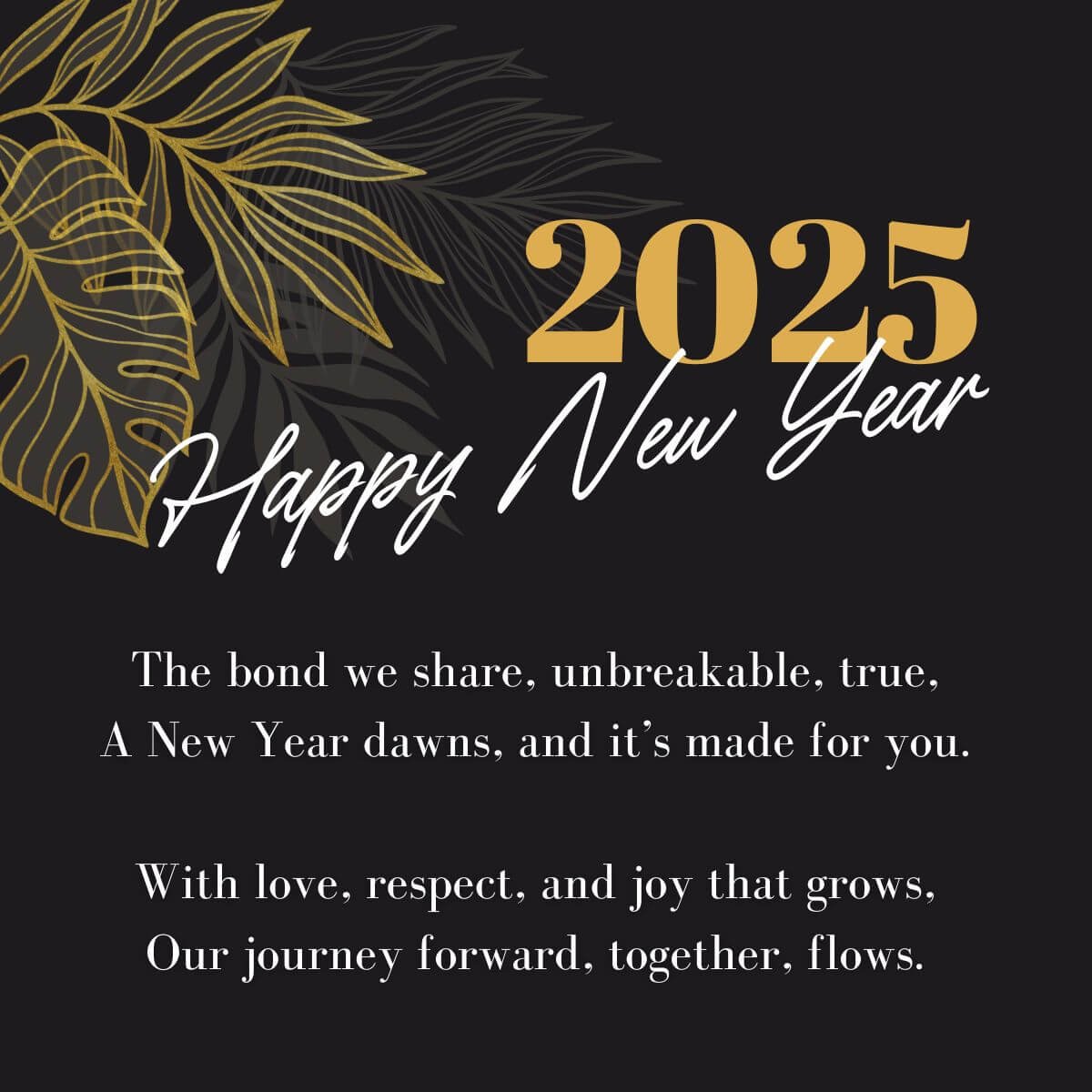 Short New Year Poems For Friends And Family 2025 With Image