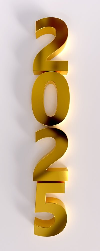 Simple Happy New Year 2025 IPhone Wallpapers