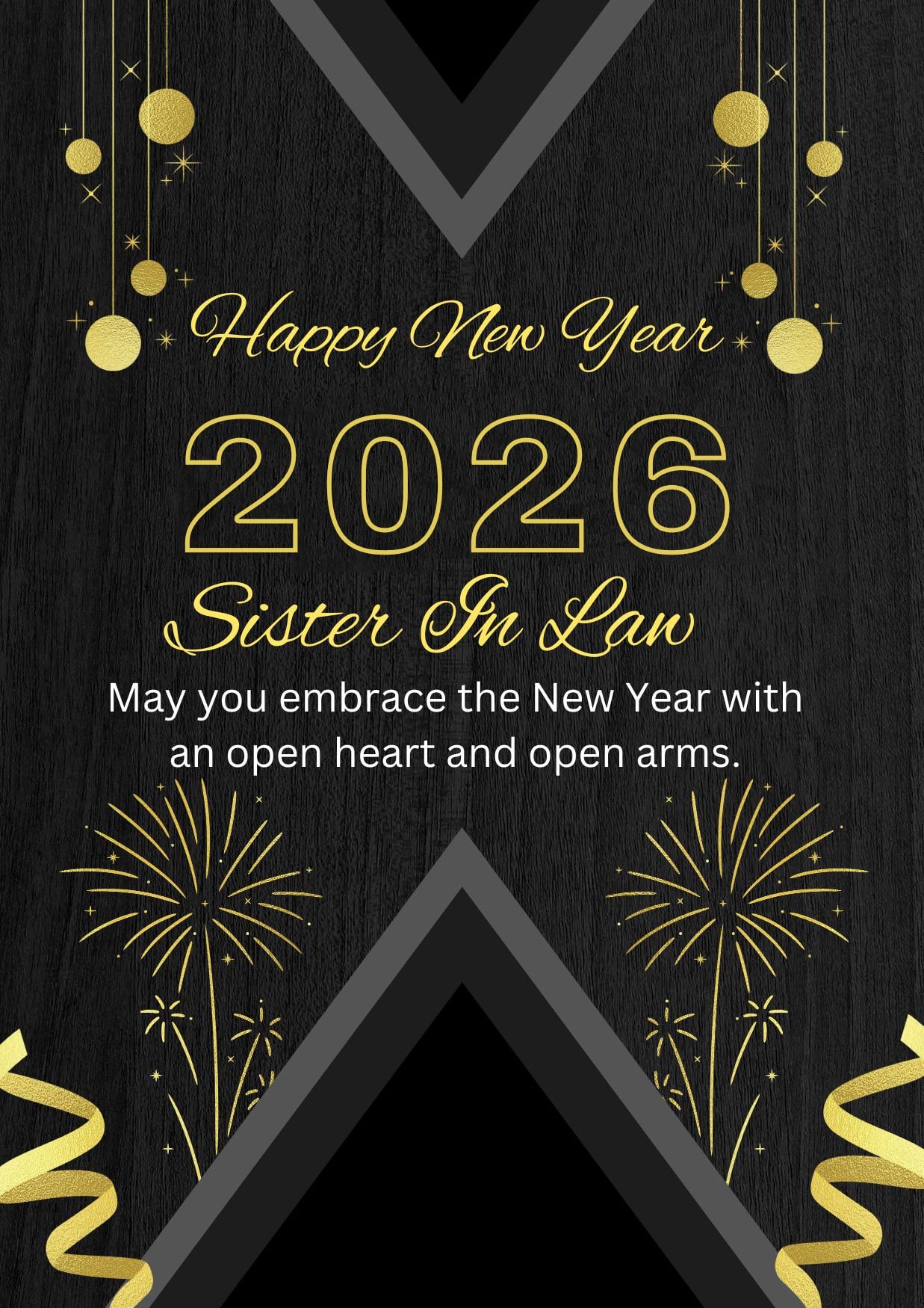 2026 Happy New Year Wishes For Sister In Law Status Min