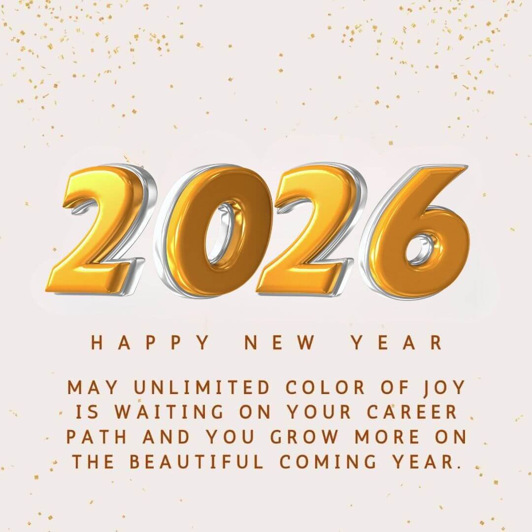 Gold Beige Elegant 2026 New Year Instagram Post