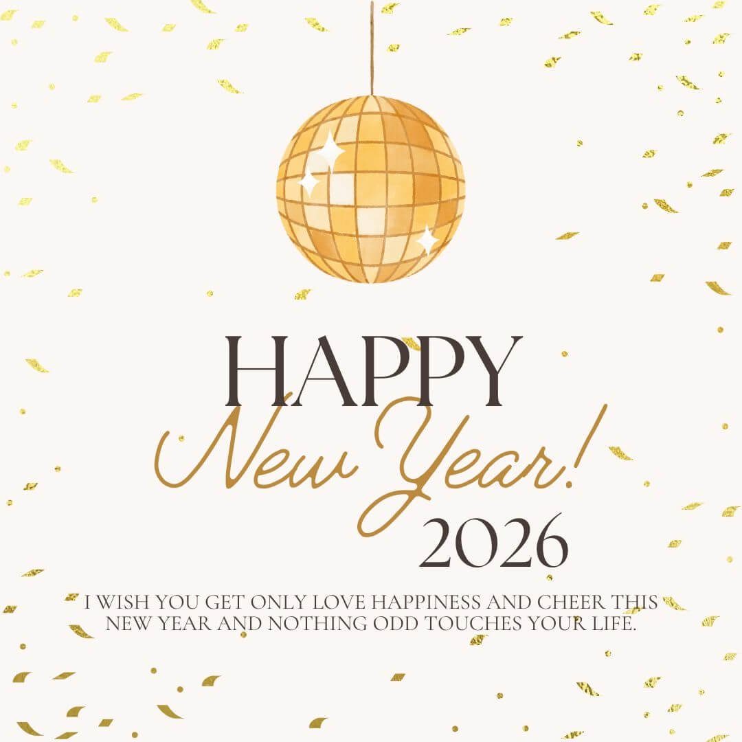 Gold Happy New Year Instagram Post