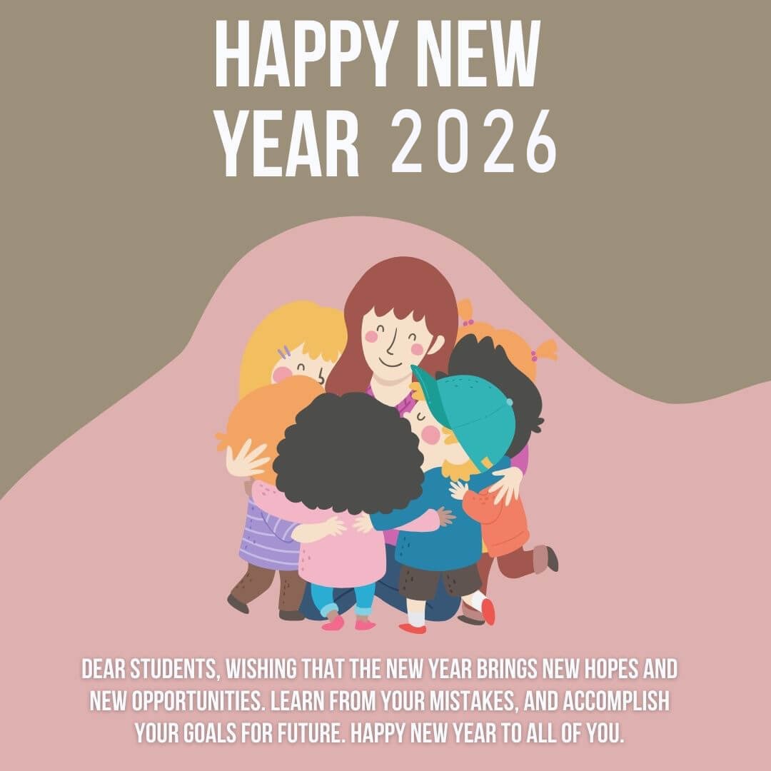 Happy New Year Wishes 2026 For Students From Teachers